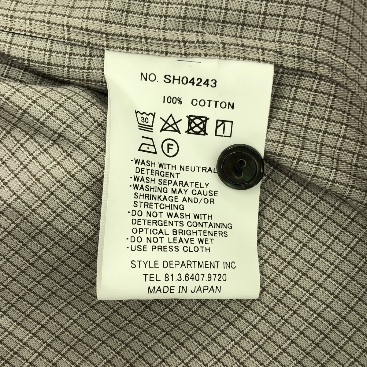 STILL BY HAND / スティルバイハンド Narrow collar Pullover shirts ナローカラー プルオーバーシャツ