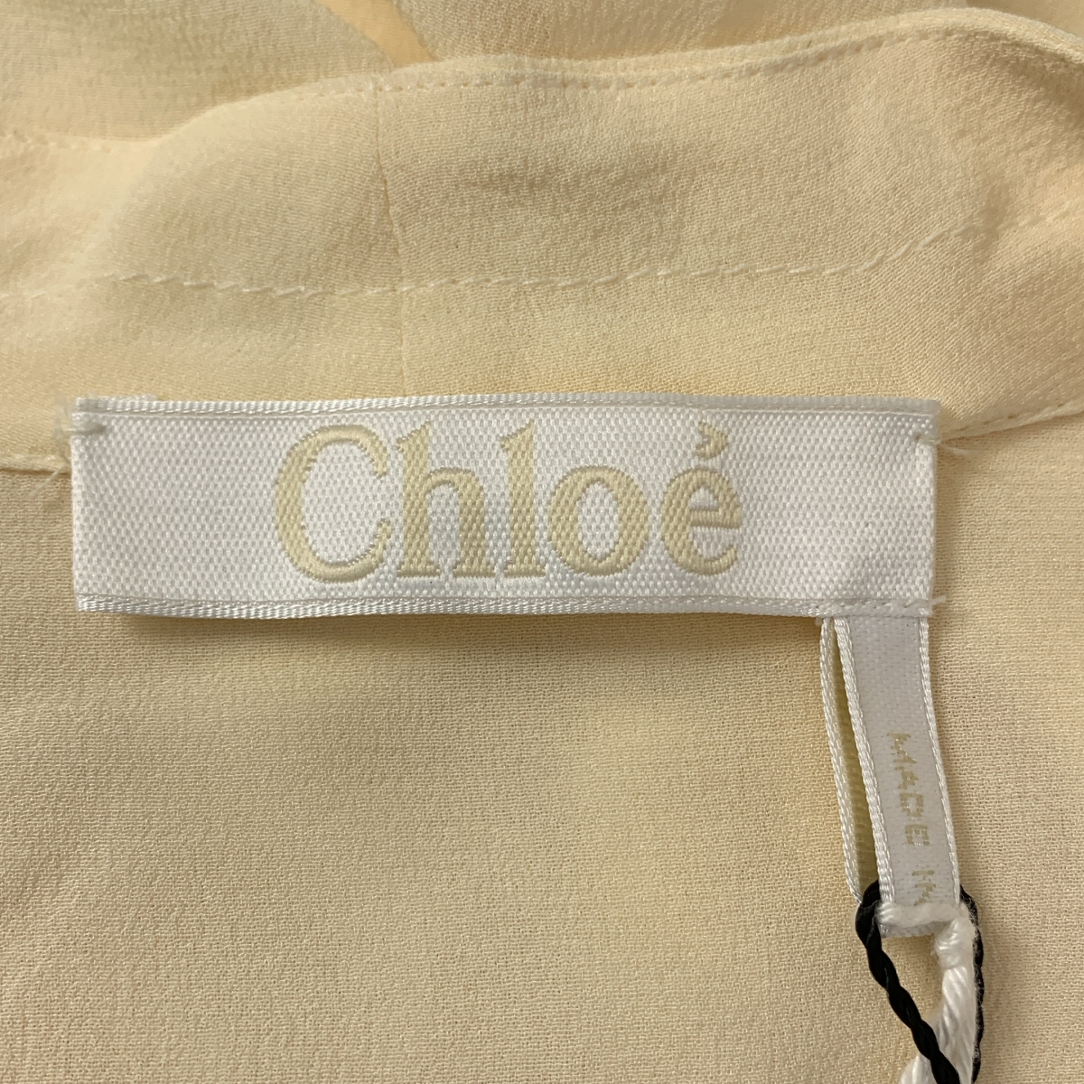 Chloe / クロエ silk 100％ / シルク オーバーシルエット タイ シャツ ブラウス