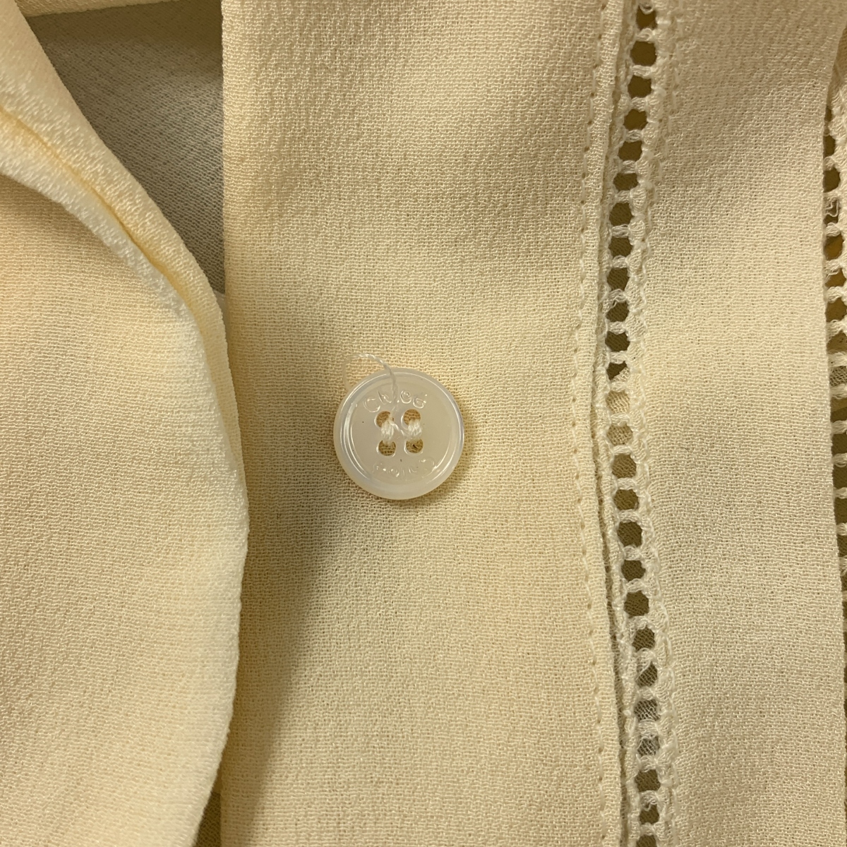 Chloe / クロエ silk 100％ / シルク オーバーシルエット タイ シャツ ブラウス