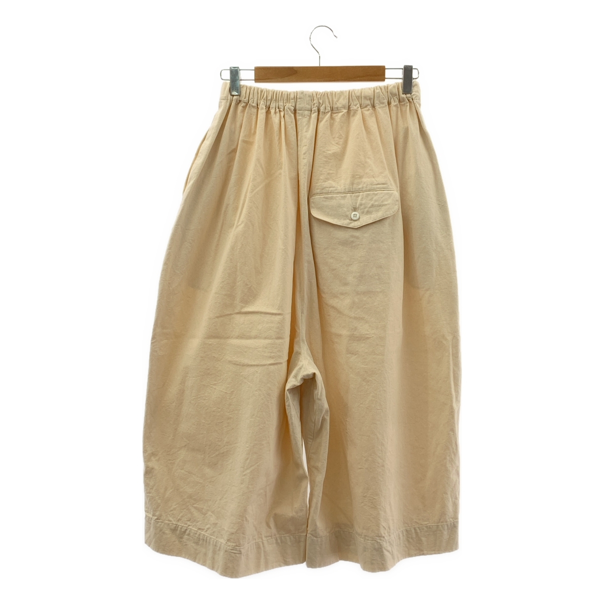 ゴーシュ / ゴーシュ コットン オックス 8分丈 イージー ワイドパンツ