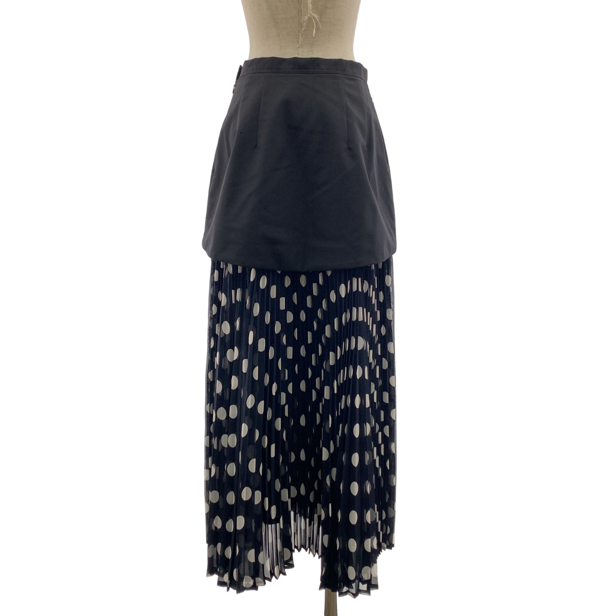 TARO HORIUCHI / タロウホリウチ ドット レイヤード プリーツスカート