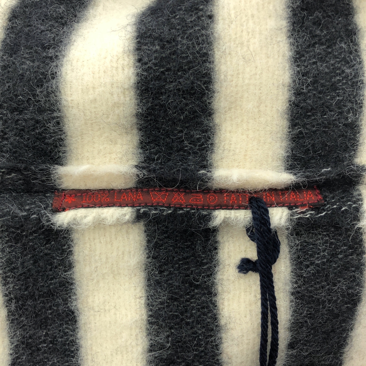 DANIELA GREGIS / ダニエラグレジス ウール 縮絨 ボーダー ハンド トートバッグ