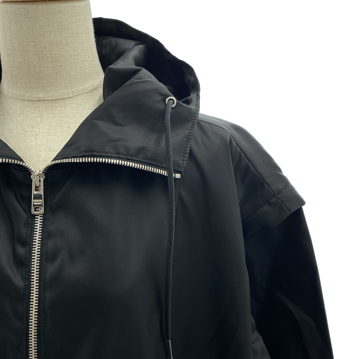 PRADA / プラダ RE-NYLON 2way リナイロン フーテッド コート