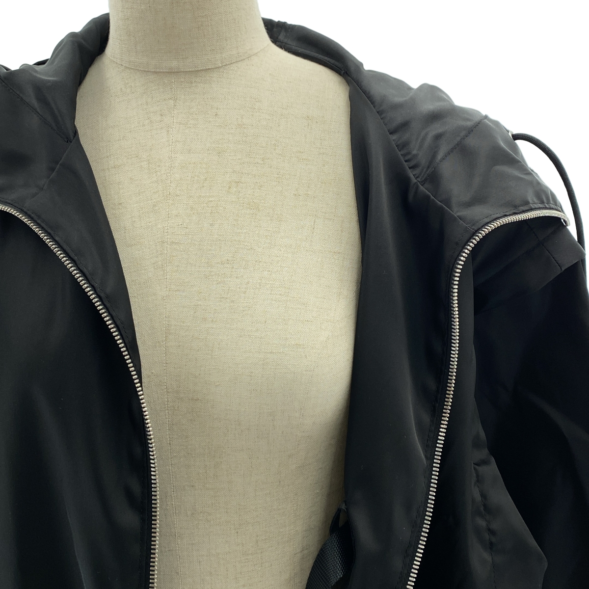 PRADA / プラダ RE-NYLON 2way リナイロン フーテッド コート