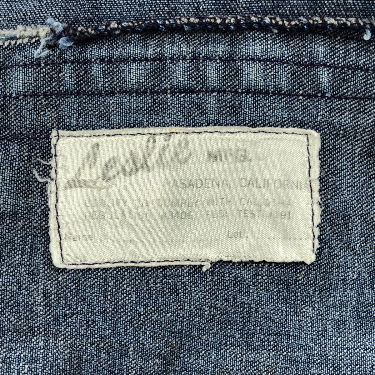 VINTAGE / ヴィンテージ古着 Leslie レスリー / デニム ワーク ジャケット