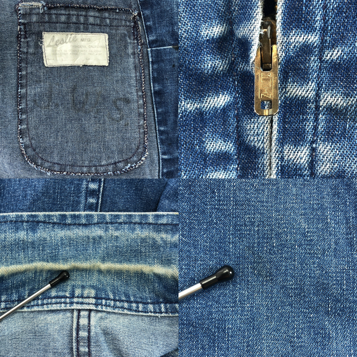 VINTAGE / ヴィンテージ古着 Leslie レスリー / デニム ワーク ジャケット