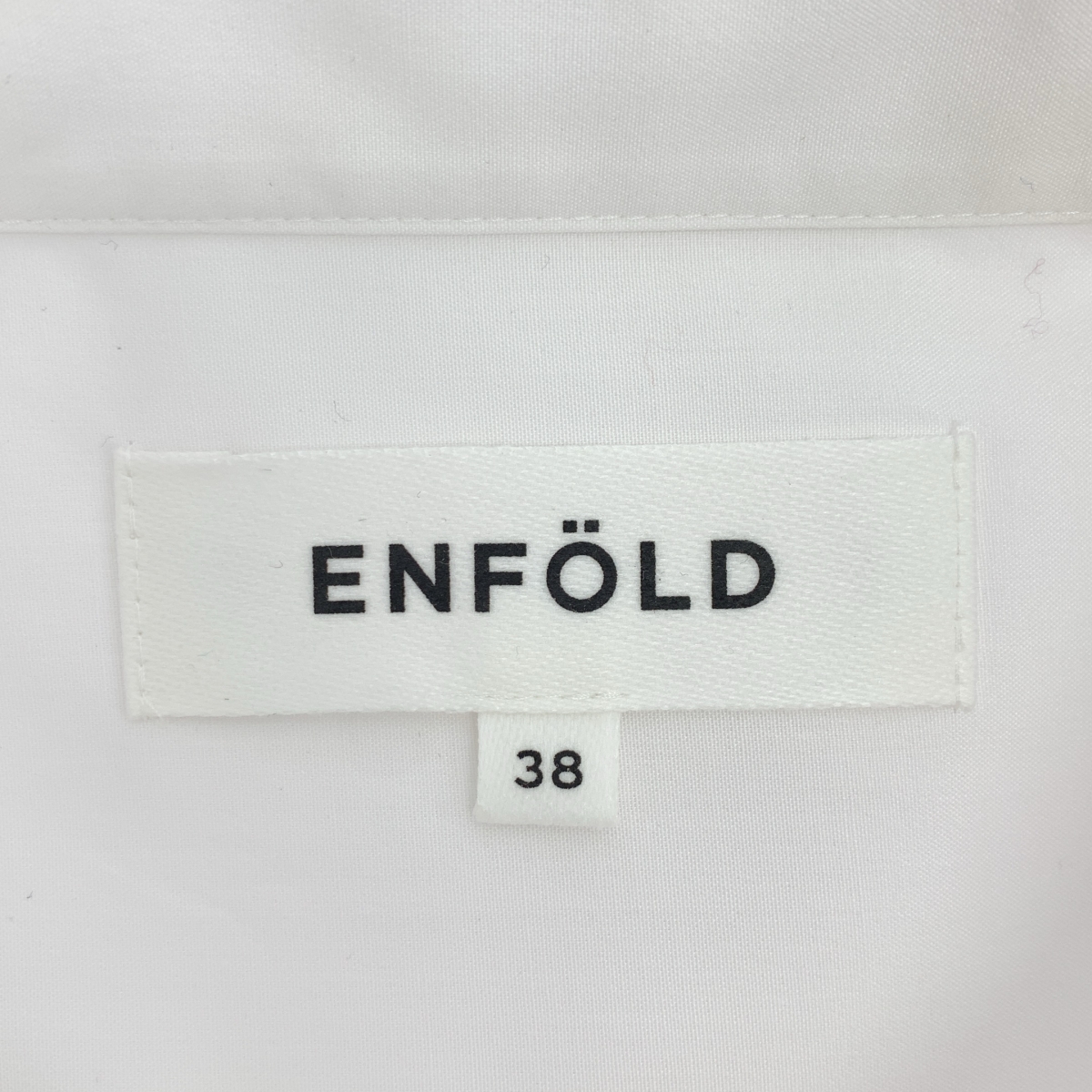 ENFOLD / エンフォルド HALF‐SLEEVES SHIRT コットン ハーフスリーブ シャツ