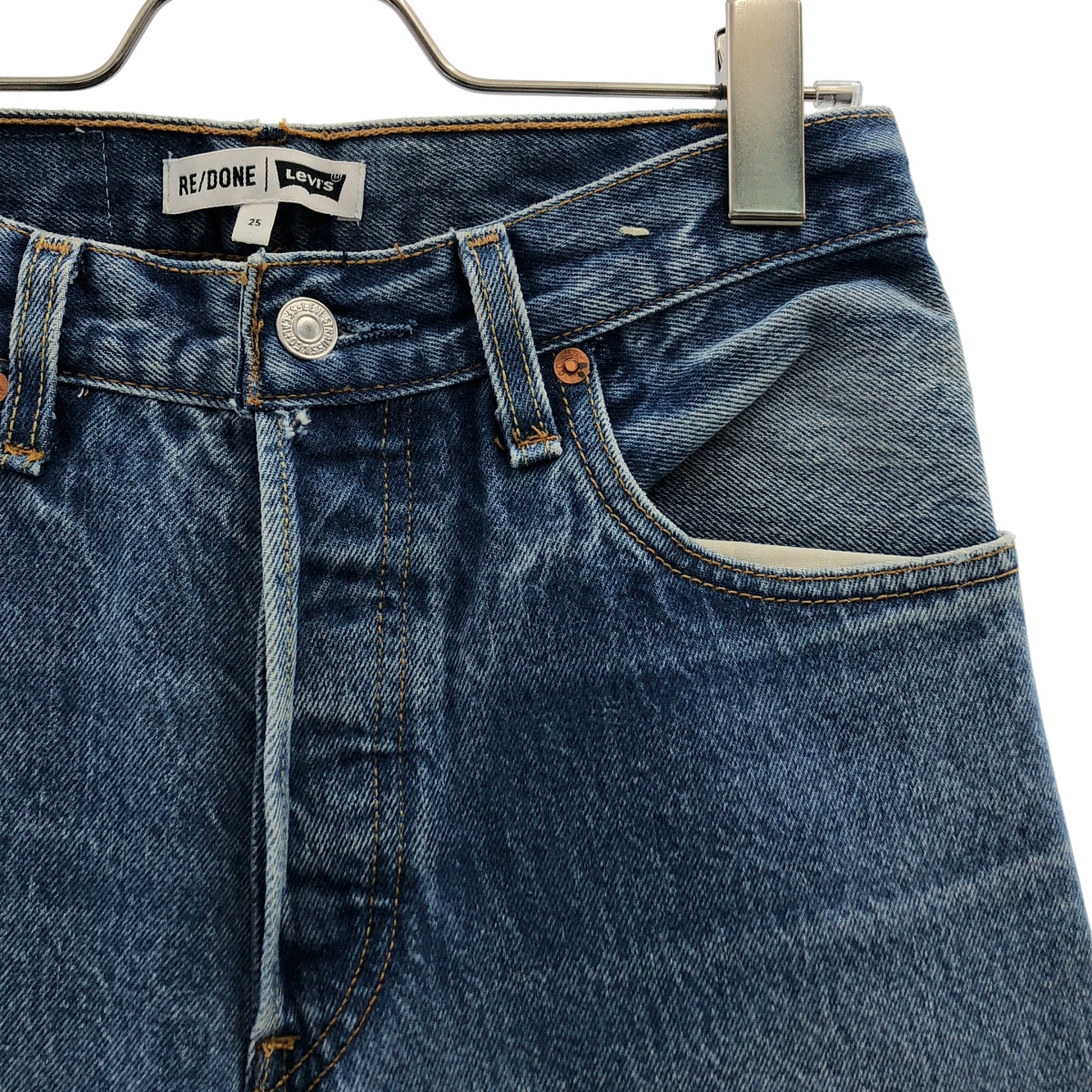 Levi's / リーバイス RE/DONE リダン / ロールアップボタンフライデニムパンツ