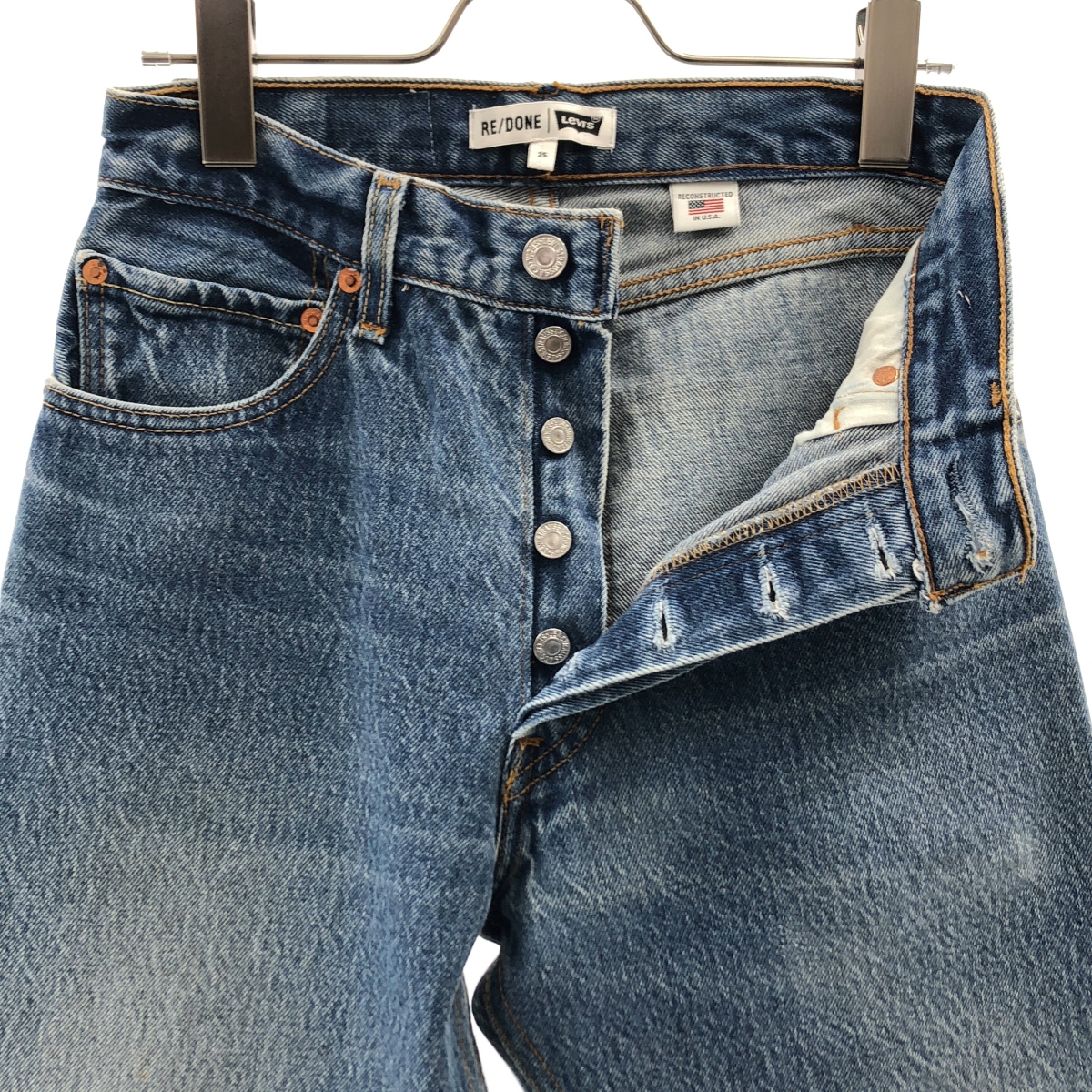 Levi's / リーバイス RE/DONE リダン / ロールアップボタンフライデニムパンツ