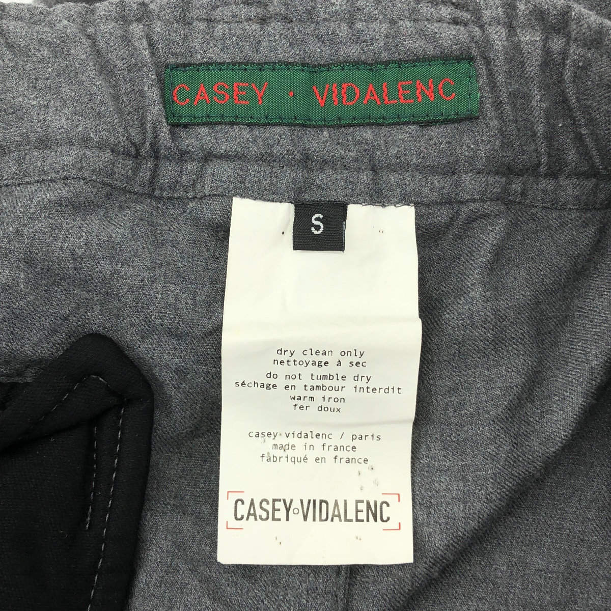 CASEY VIDALENC / ケーシーヴィダレンク ウール イージースラックス