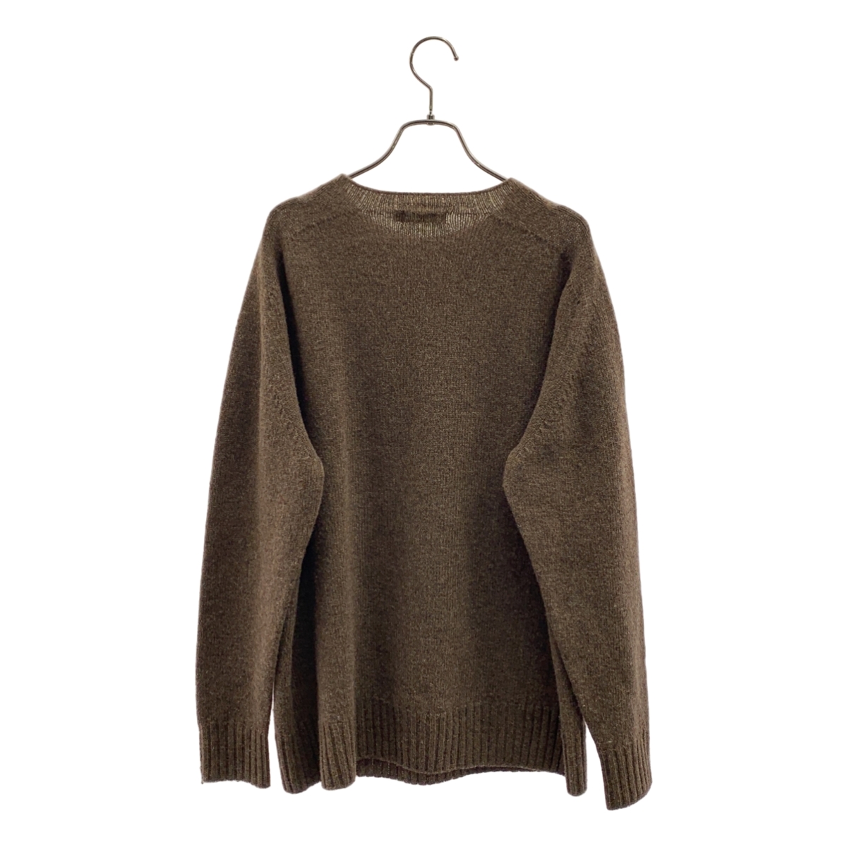 scye basics / サイベーシックス ShetlandWoolCrewNeckSweater / ワッペン シェットランドウールクルーネックセーター ニット
