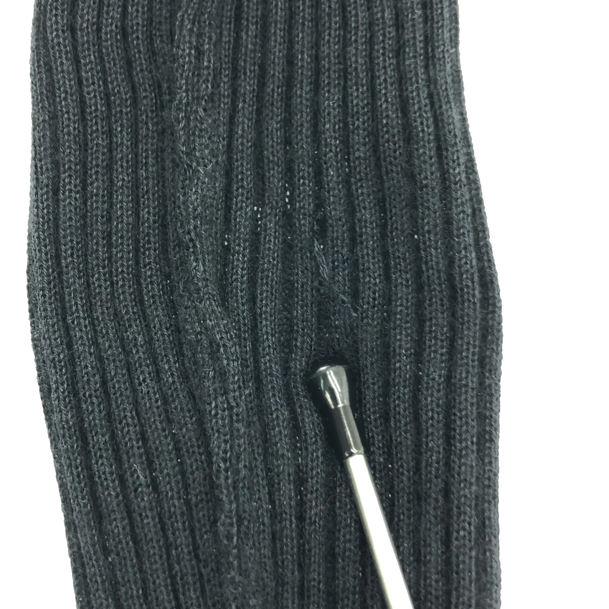 CHANEL / シャネル カシミヤ シルク リブ クルーネックニット