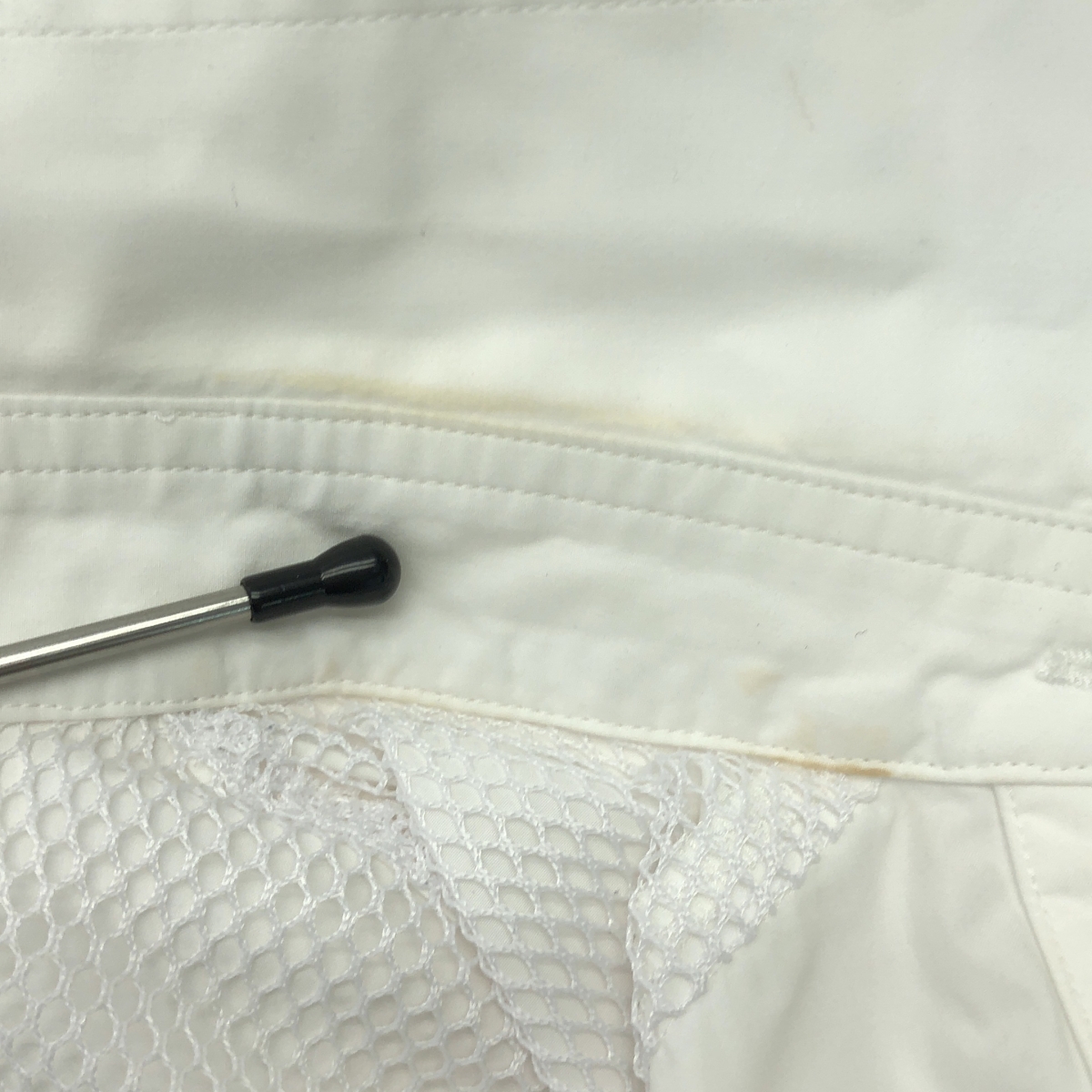 TOGA / トーガ ドローストリング ギャザー バックオープンシャツ