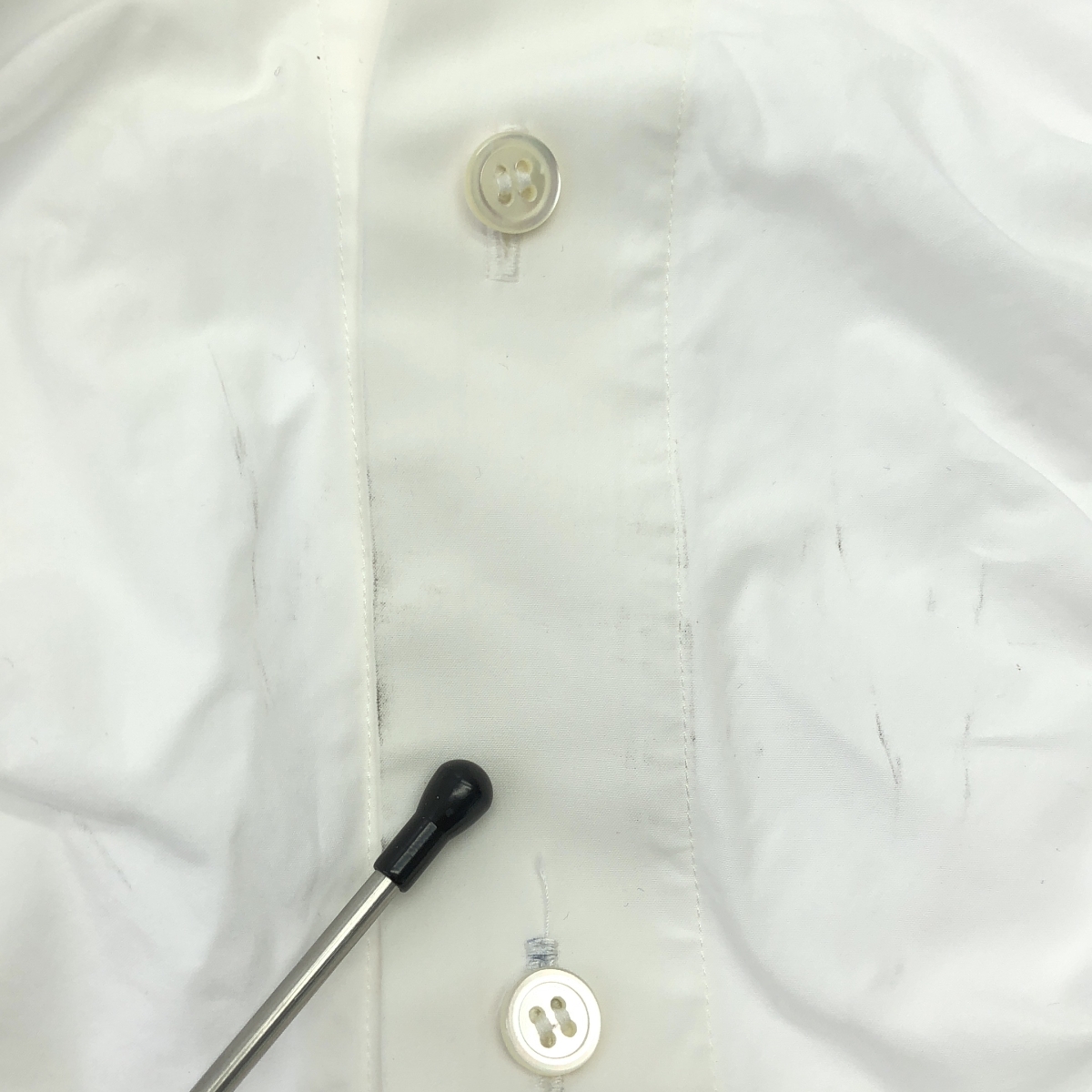 TOGA / トーガ ドローストリング ギャザー バックオープンシャツ