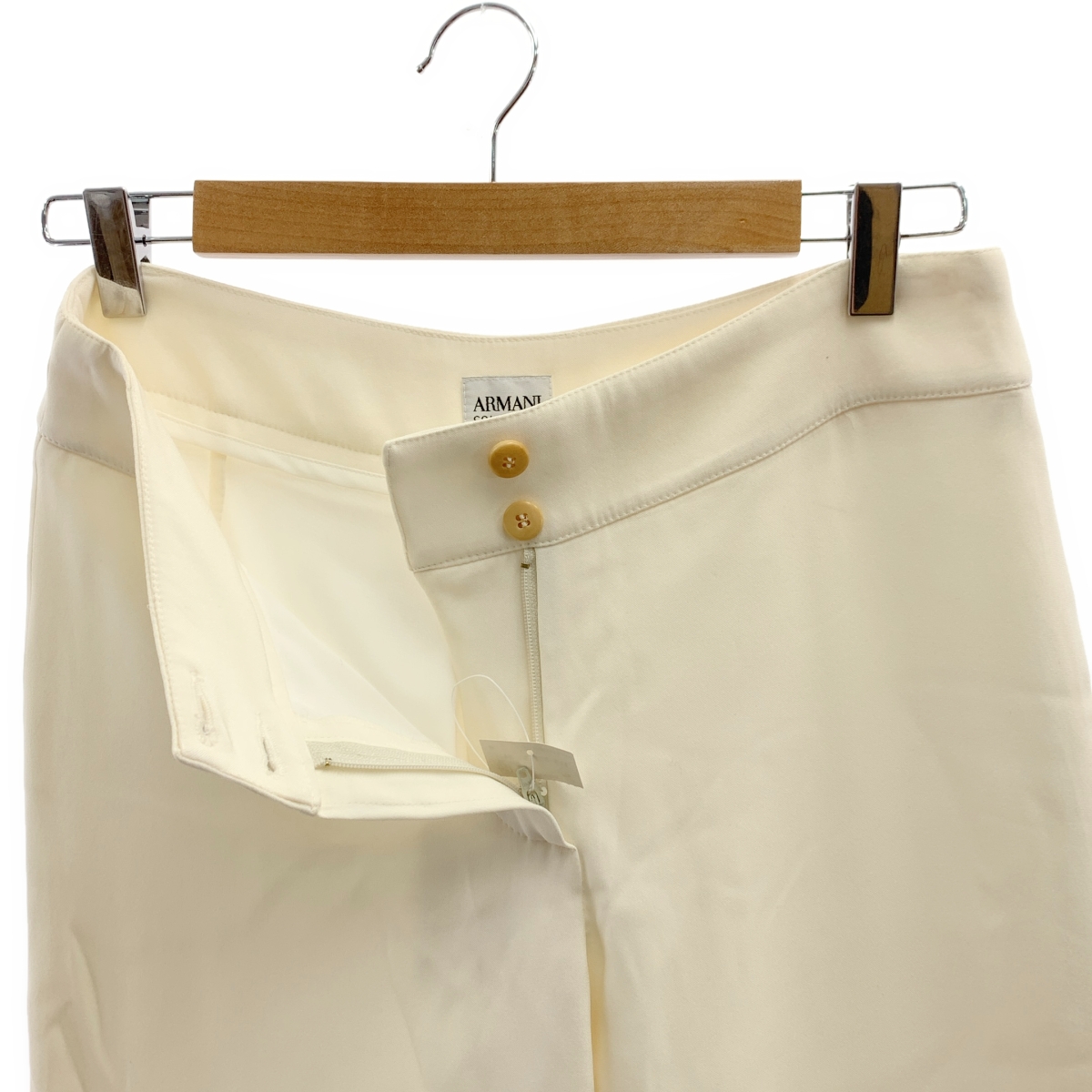 ARMANI COLLEZIONI / アルマーニコレツォーニ アセテート ワイド スラックス パンツ