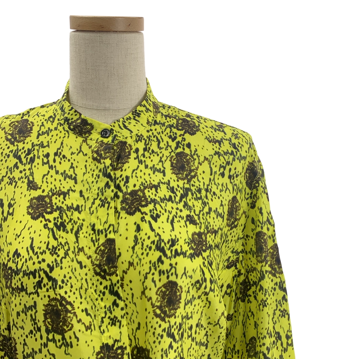 Christian Wijnants / クリスチャンワイナンツ シルク 総柄 アシンメトリー プルオーバー ワンピース