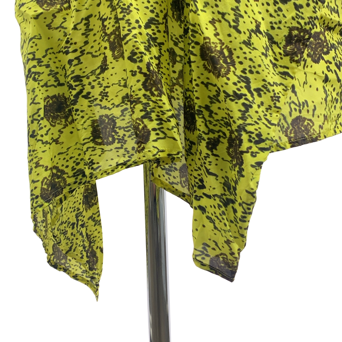 Christian Wijnants / クリスチャンワイナンツ シルク 総柄 アシンメトリー プルオーバー ワンピース