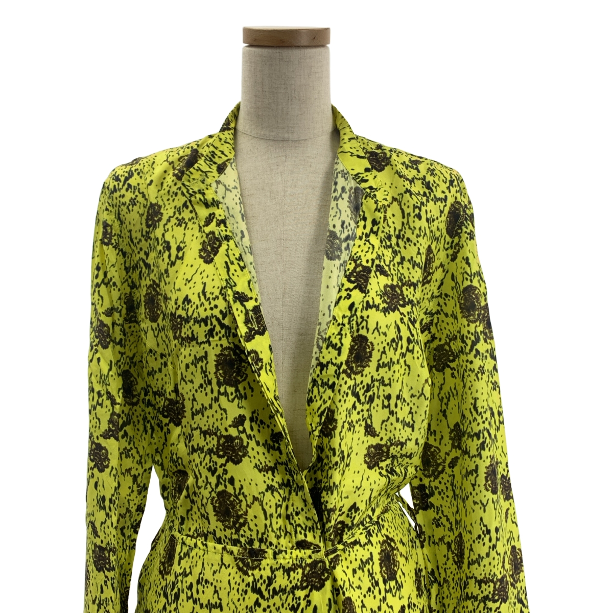 Christian Wijnants / クリスチャンワイナンツ シルク 総柄 アシンメトリー プルオーバー ワンピース