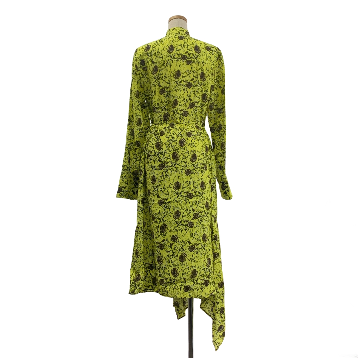 Christian Wijnants / クリスチャンワイナンツ シルク 総柄 アシンメトリー プルオーバー ワンピース