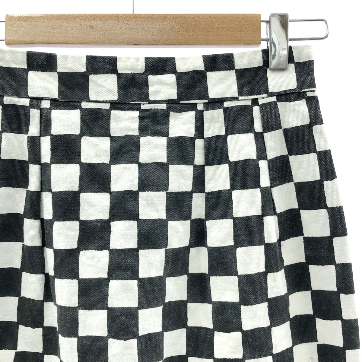 SZ Blockprints / エスゼットブロックプリント × Ron Herman / ロンハーマン チェック スリット スカート