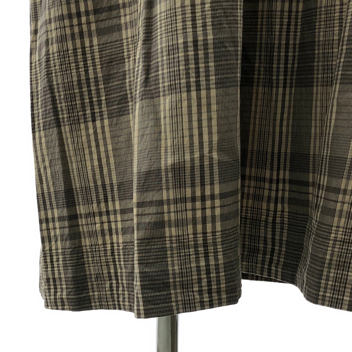 veritecoeur / ヴェリテクール チェック ヘンリーネックワンピース