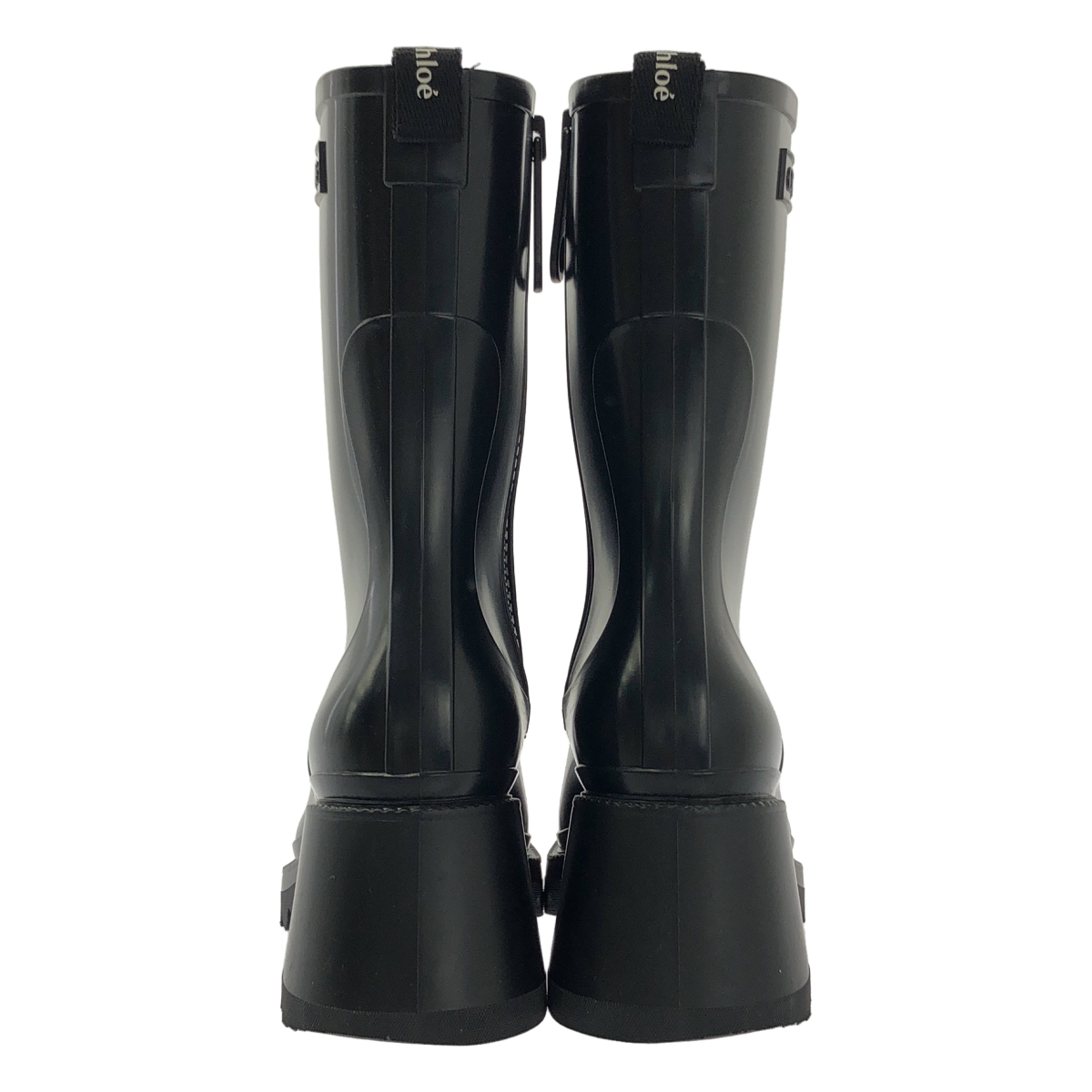 Chloe / クロエ スクエアトゥ サイドジップブーツ