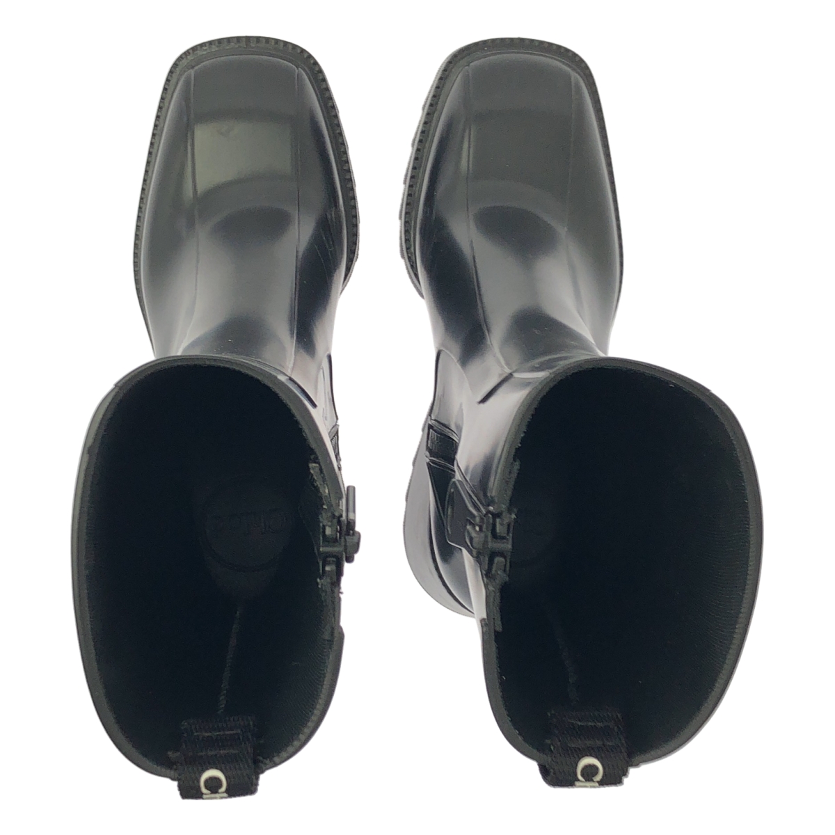 Chloe / クロエ スクエアトゥ サイドジップブーツ