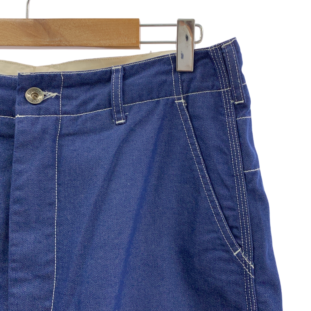 Engineered Garments / エンジニアドガーメンツ Painter Pant-CP Denim / デニム ドローストリング ペインター ワイド パンツ