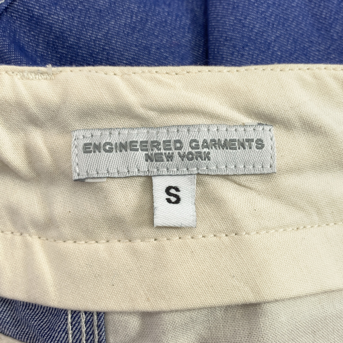 Engineered Garments / エンジニアドガーメンツ Painter Pant-CP Denim / デニム ドローストリング ペインター ワイド パンツ