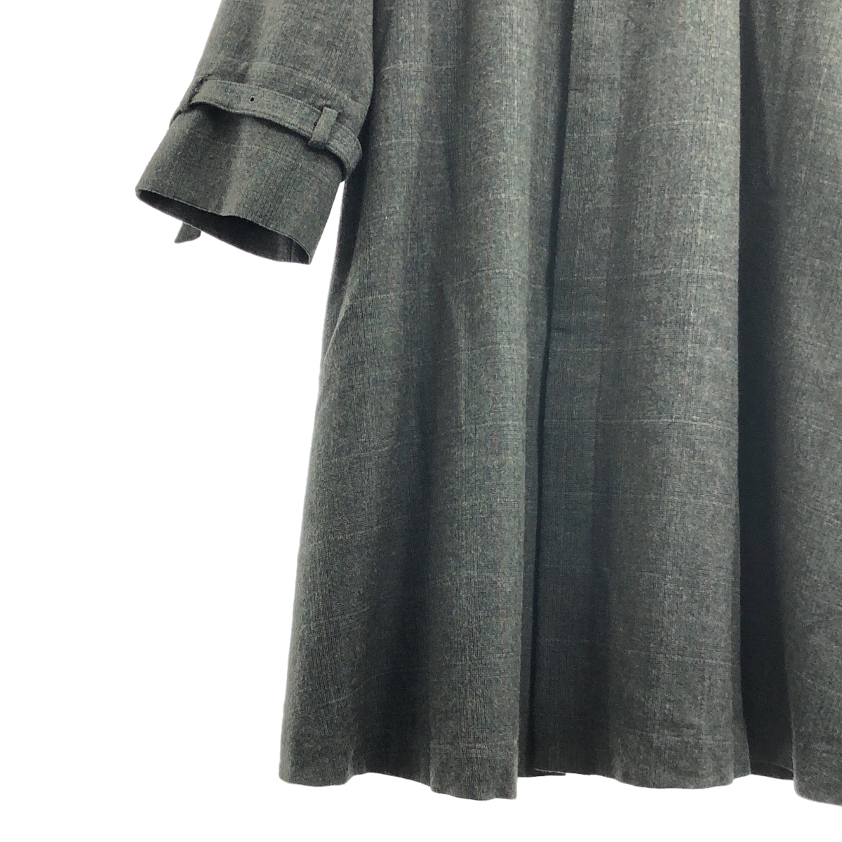 GASA / ガサ gasa*grue ウール レーヨン混 ギャザーコート