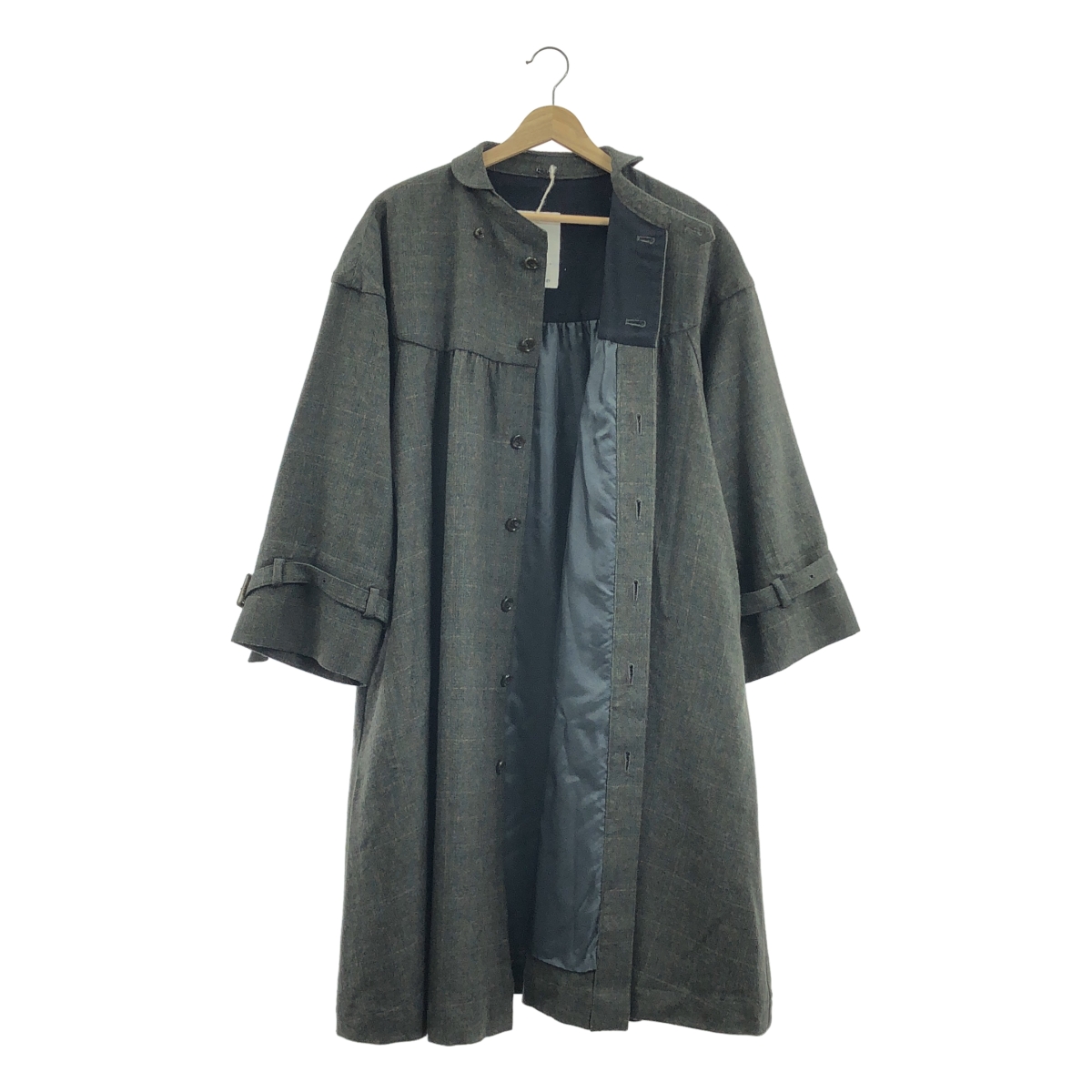 GASA / ガサ gasa*grue ウール レーヨン混 ギャザーコート