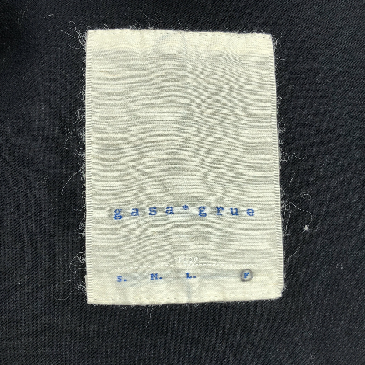 GASA / ガサ gasa*grue ウール レーヨン混 ギャザーコート