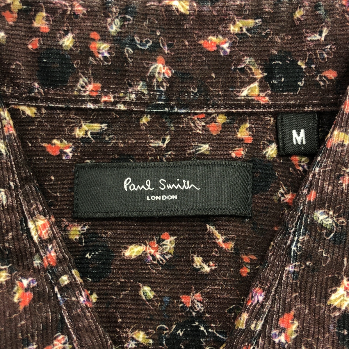 Paul Smith London / ポールスミスロンドン 花柄 コーデュロイ コットン 長袖 シャツ