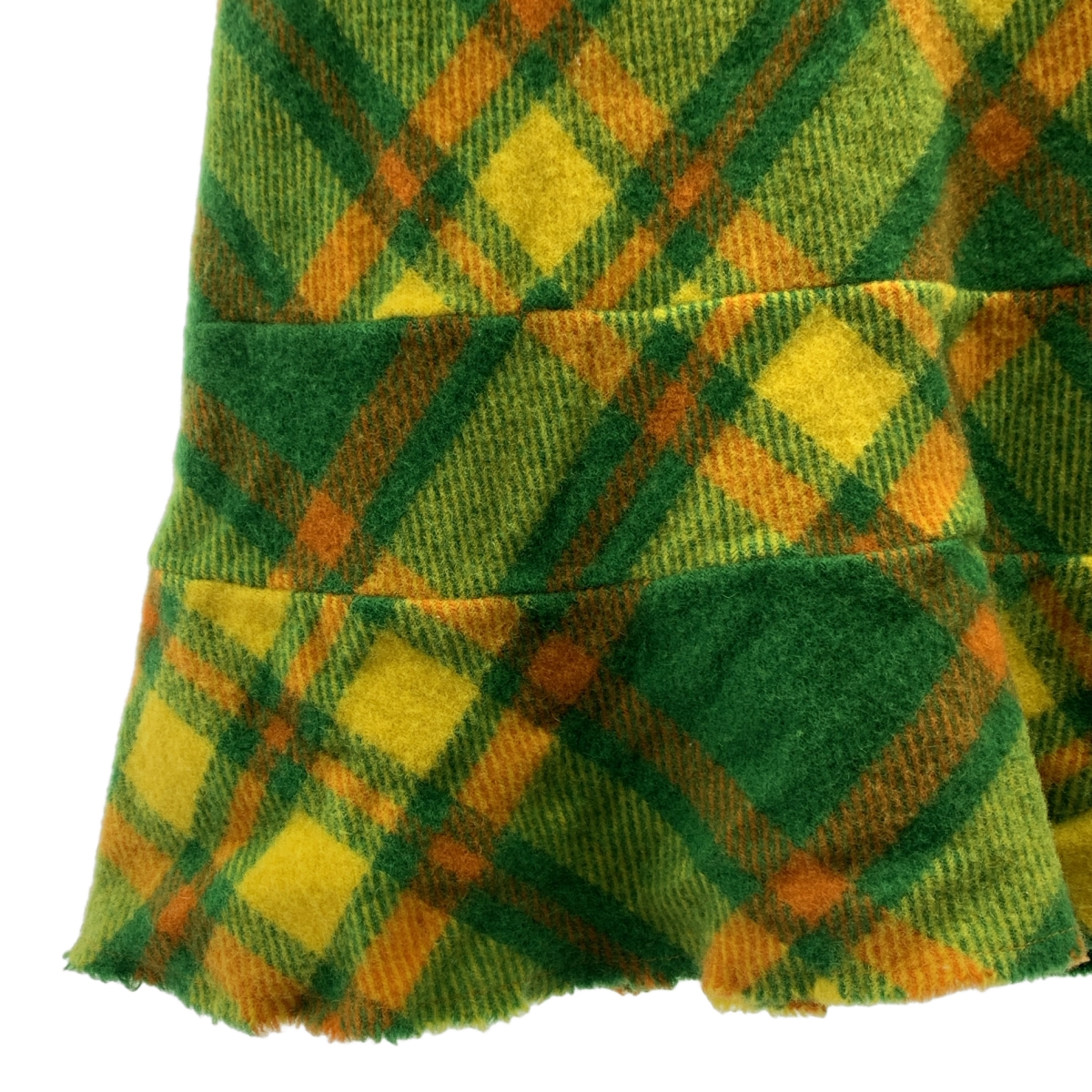 tricot COMME des GARCONS / トリココムデギャルソン アーガイルチェック ウール ロングスカート