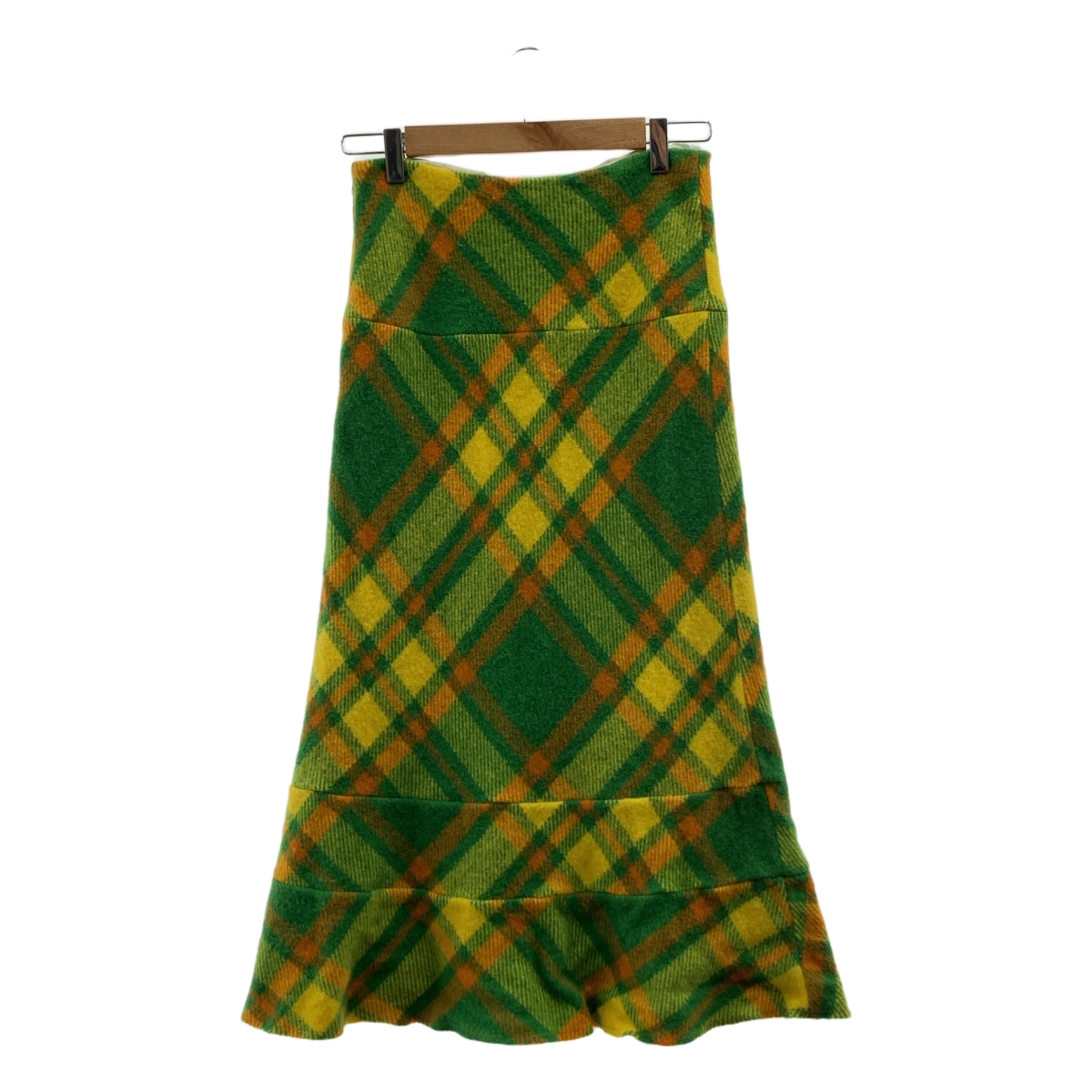 tricot COMME des GARCONS / トリココムデギャルソン アーガイルチェック ウール ロングスカート