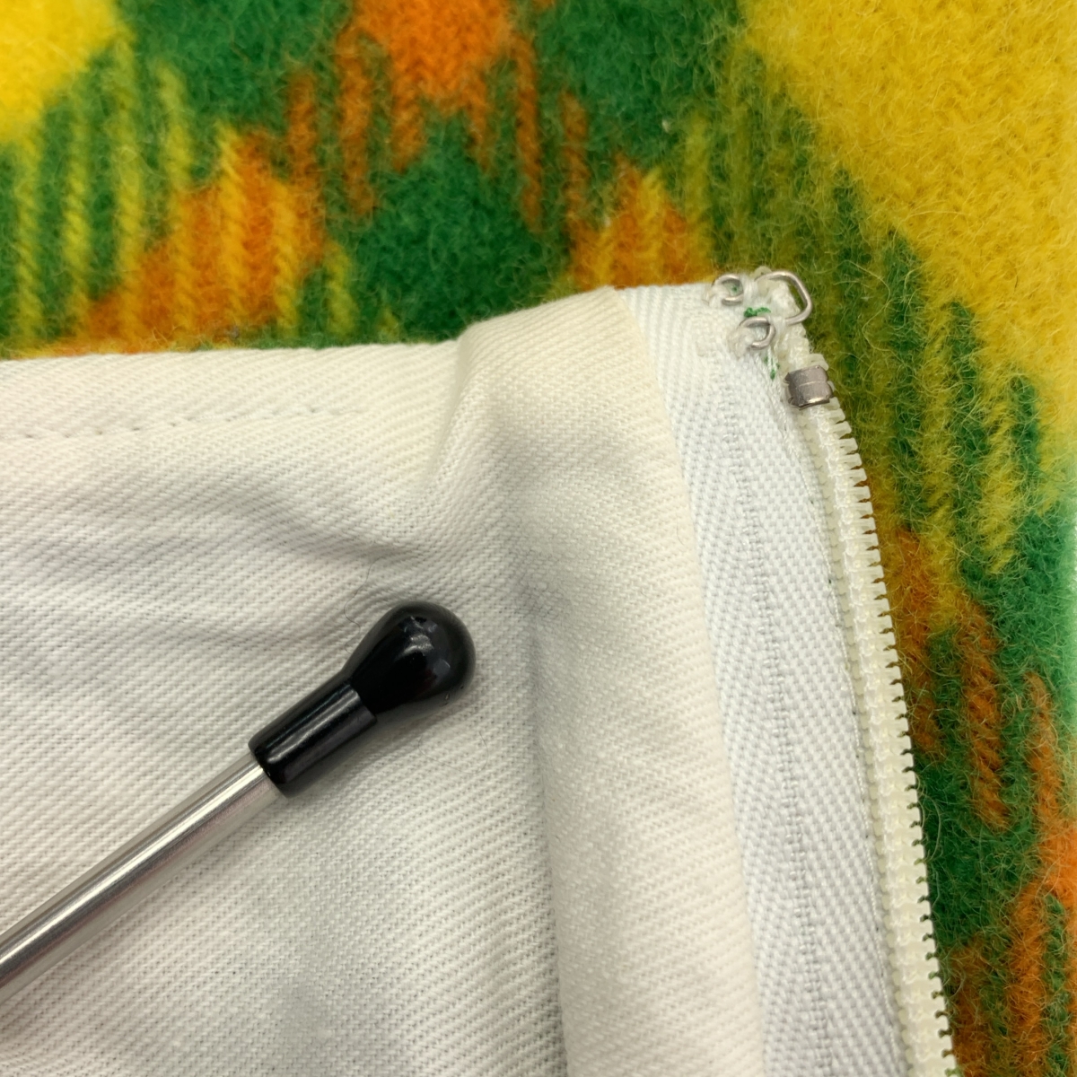 tricot COMME des GARCONS / トリココムデギャルソン アーガイルチェック ウール ロングスカート