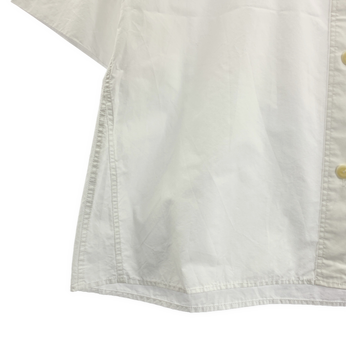 MHL. / エムエイチエルマーガレットハウエル COTTON RAMIE POPLIN コットン バンドカラーシャツ