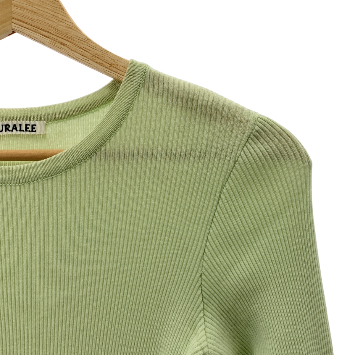 AURALEE / オーラリー HIGH GAUGE RIB CREW NECK KNIT / リブ クルーネック ニット