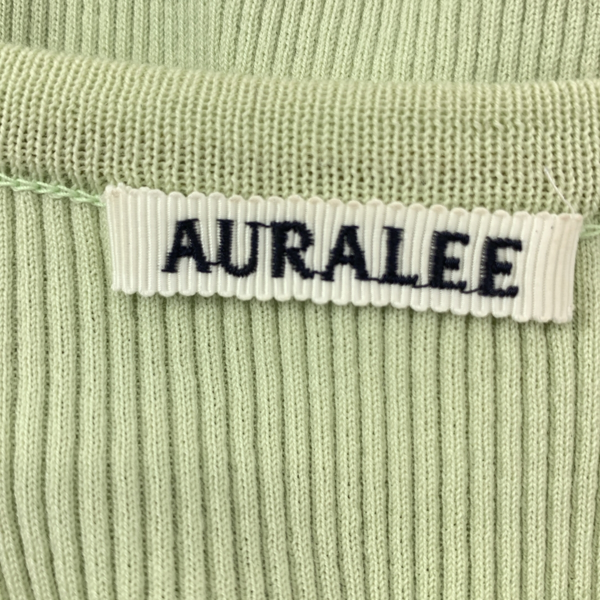 AURALEE / オーラリー HIGH GAUGE RIB CREW NECK KNIT / リブ クルーネック ニット