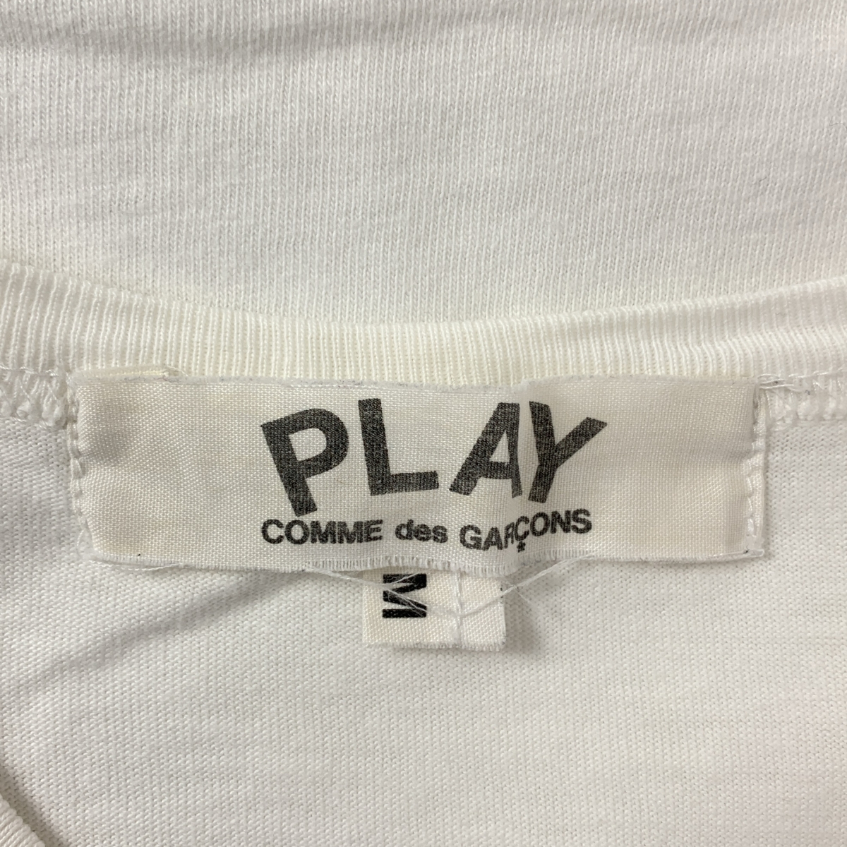PLAY COMME des GARCONS / プレイコムデギャルソン ハートワッペン 半袖 Tシャツ