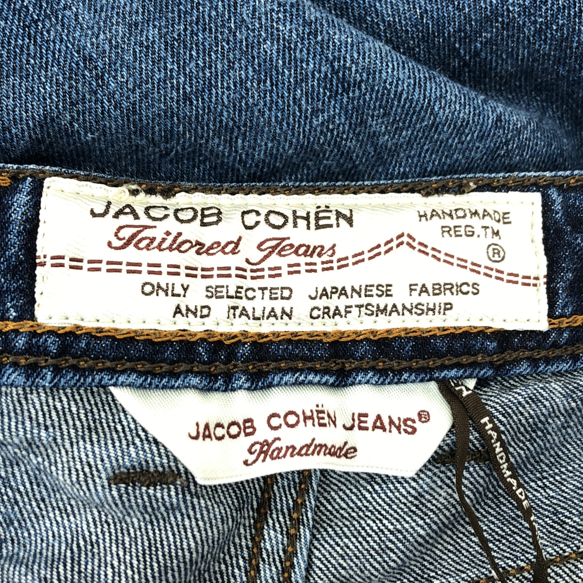 JACOB COHEN / ヤコブコーエン ハラコパッチ ウォッシュド デニムパンツ