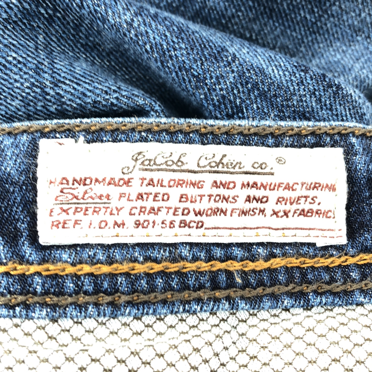 JACOB COHEN / ヤコブコーエン ハラコパッチ ウォッシュド デニムパンツ