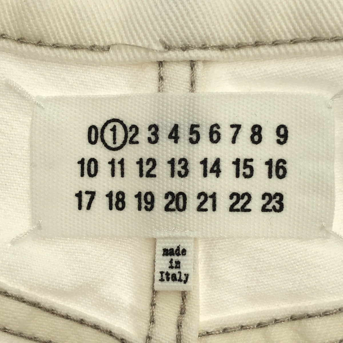 Maison Margiela / メゾンマルジェラ スラッシュディテール カットオフ デニムパンツ