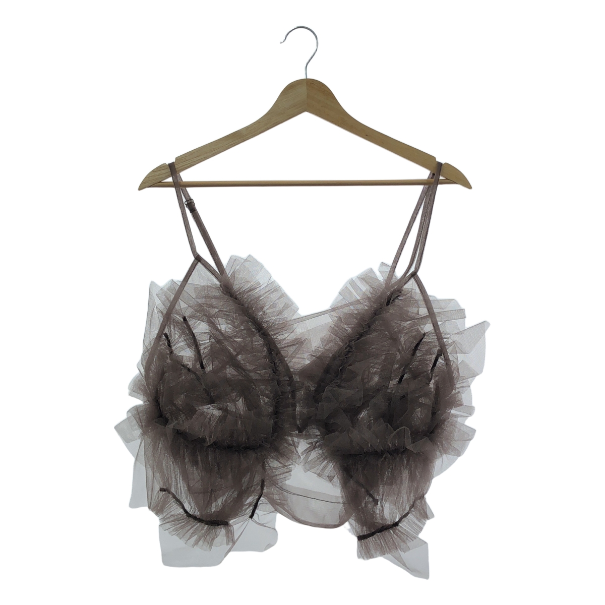 Chika Kisada / チカキサダ tulle cami top / フリル チュール ビスチェ キャミソール トップス