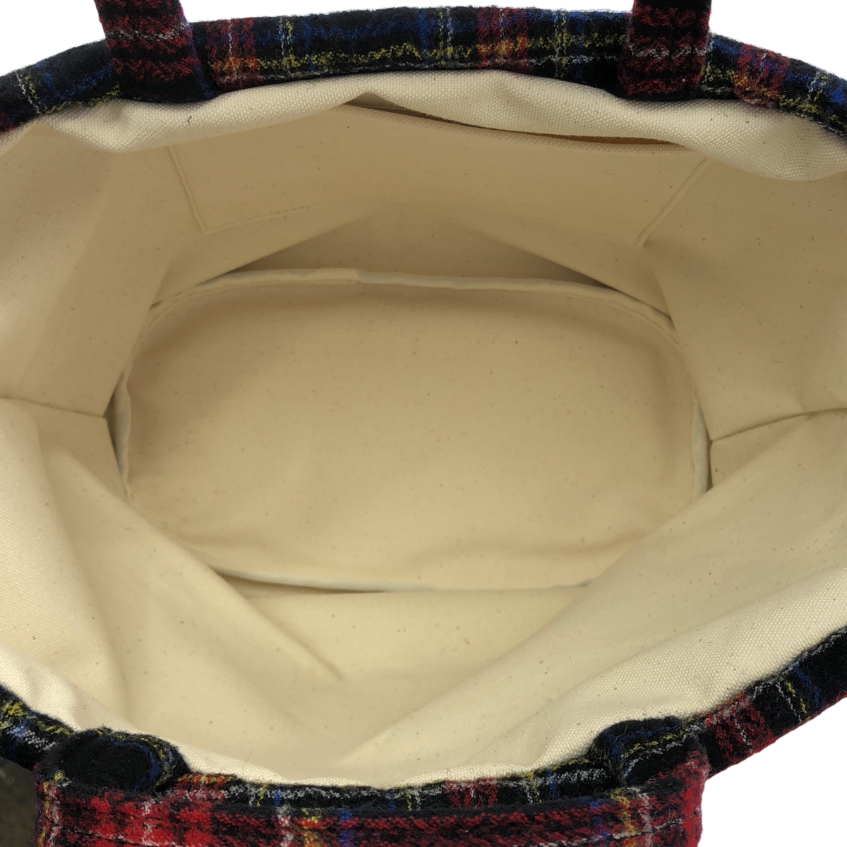 R&D.M.Co / オールドマンズテーラー WOOL TARTAN CHECK MARCHE BAG ウール タータンチェック マルシェバッグ