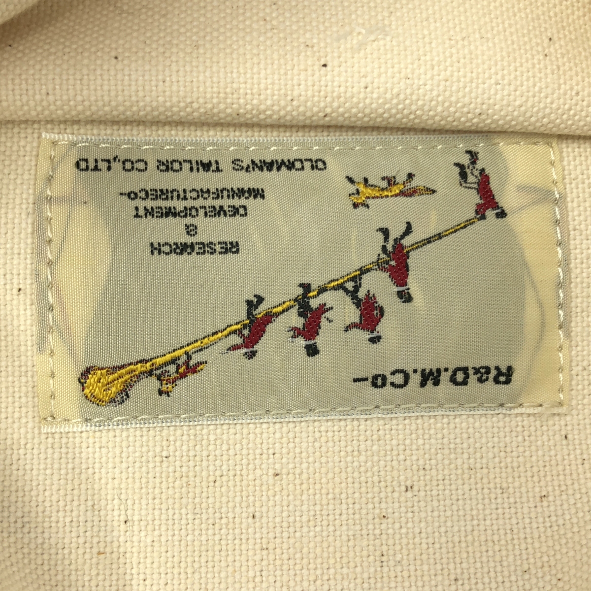 R&D.M.Co / オールドマンズテーラー WOOL TARTAN CHECK MARCHE BAG ウール タータンチェック マルシェバッグ