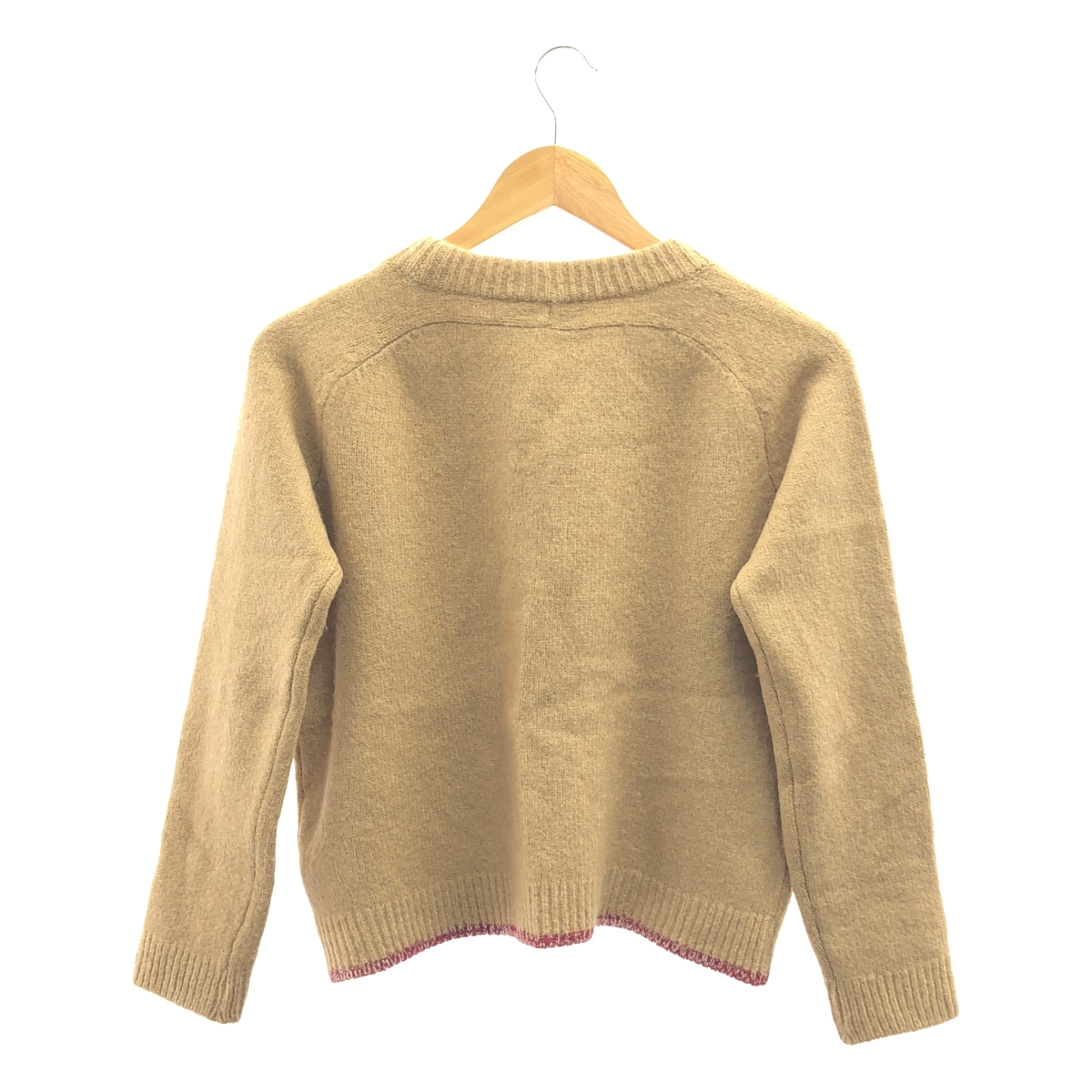 MAISON KITSUNE / メゾンキツネ ウール キャメル プルオーバー ニット