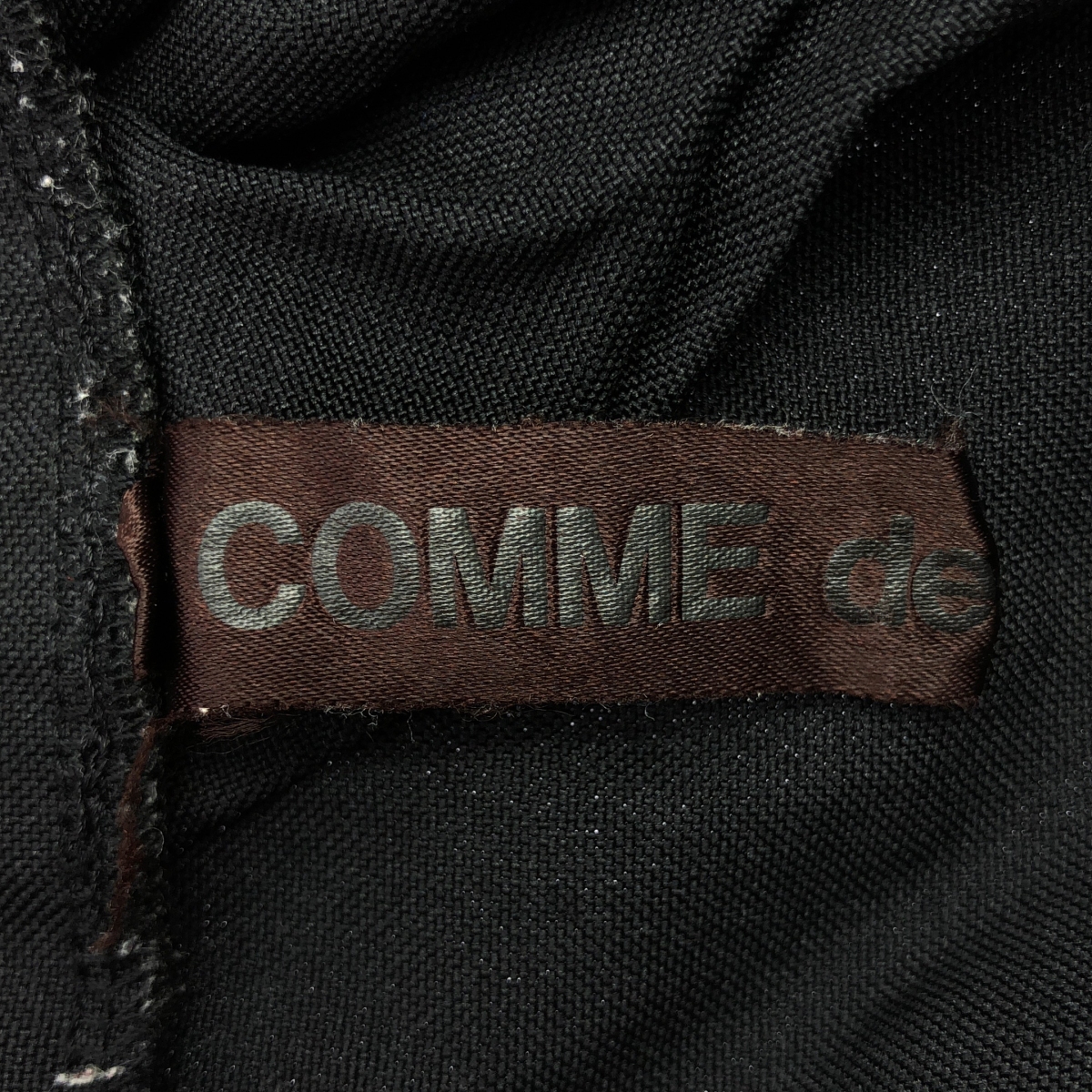 COMME des GARCONS / コムデギャルソン カットオフ ギャザー タック 吊り スカート