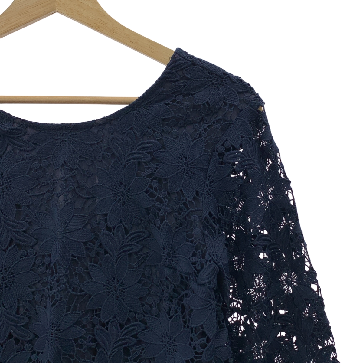 MYLAN / マイラン レース ウエスト切替 ロング ドレス ワンピース