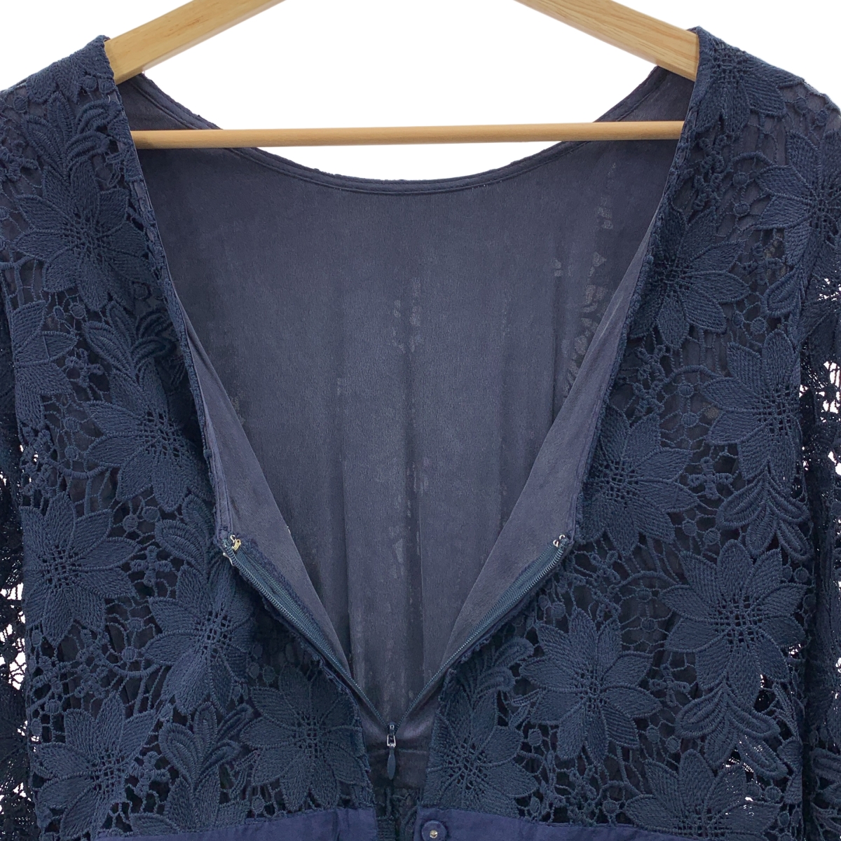 MYLAN / マイラン レース ウエスト切替 ロング ドレス ワンピース